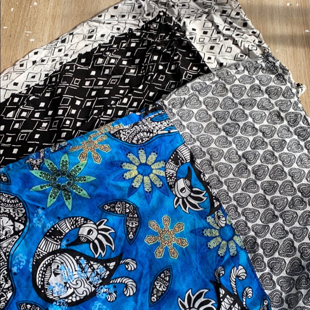2 pairs of comfy Bell bottom lounge pants